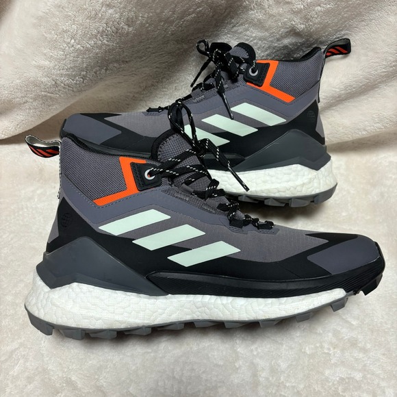 Adidas Womens Terrex Free Hiker 2.0 Gore Tex Hiking Shoes US 8.5 Gray Boots - Picture 8 of 15